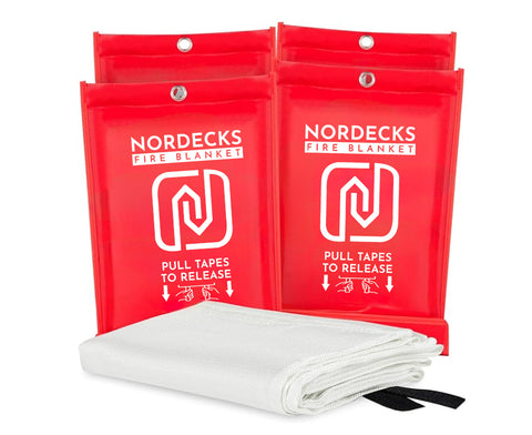 Fire Blanket 4 Pack