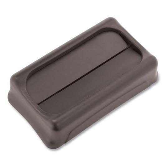 Rubbermaid Commercial Swing Top Lid for Slim Jim Waste Containers, 11.38w x 20.5d x 5h, Black