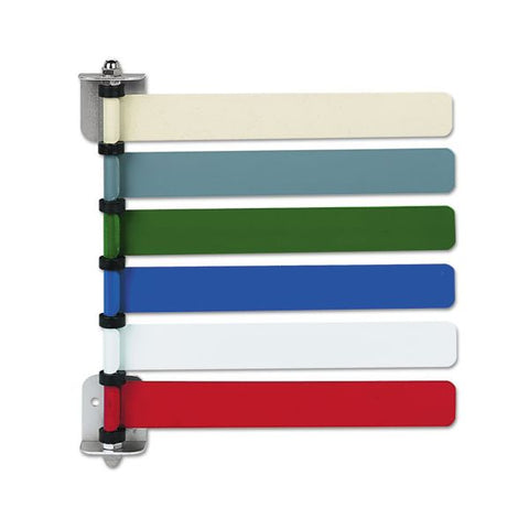 Medline Room ID Flag System, 6 Flags, Primary Colors