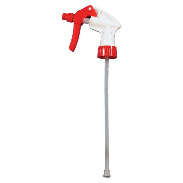 Genuine Joe General Purpose Trigger Sprayers Plastic - Red, White - 24/ Carton