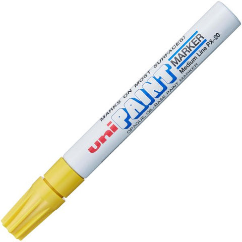 uni uni-Paint PX-20 Oil-Based Paint Marker -Yellow Ink - Dozen