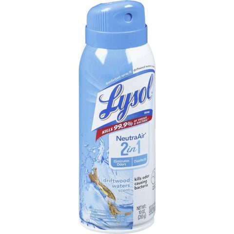 Lysol Neutra Air 2 in 1 Spray Spray - 10 oz (0.62 lb) - Fresh Air Scent - 1 Each