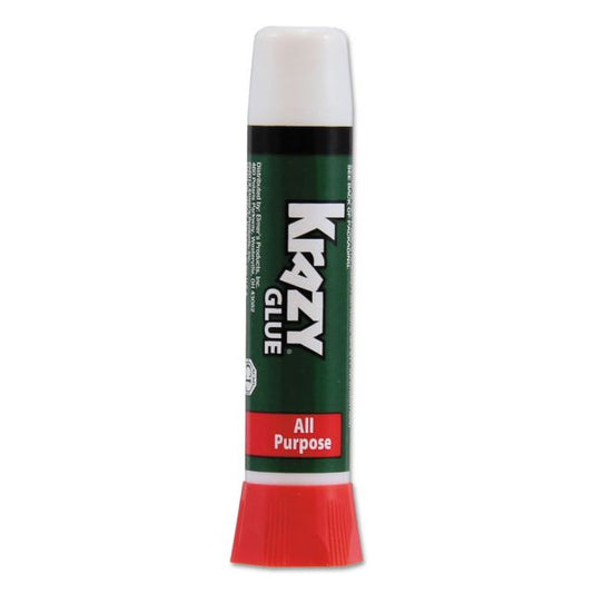 Krazy Glue All Purpose Krazy Glue, 0.07 oz, Dries Clear, 2/Pack