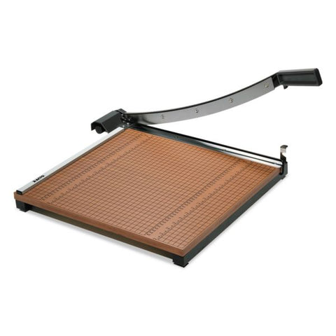 X-ACTO Square Commercial Grade Wood Base Guillotine Trimmer, 15 Sheets, 18" x 18"