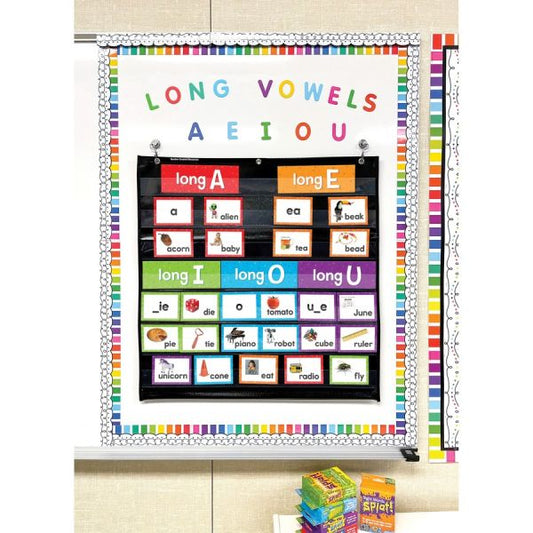 Teacher Created Resources Long Vowels Pocket Chart Cards Skill Learning: Long Vowels - 205 Pieces - 1 Pack