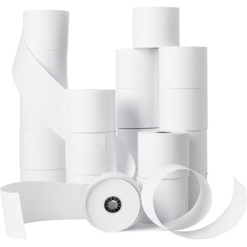 Business Source Paper Rolls 2 1/4" x 150 ft - 1-Ply - White - 100 Rolls/ Carton