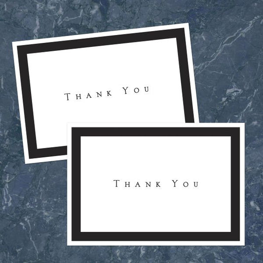 Great Papers! Tuxedo Black Thank You Note Card and Envelope, 4.875" x 3.375" (folded), 50 count