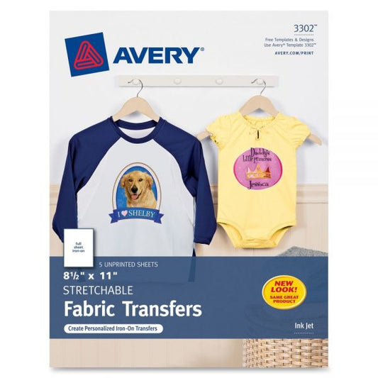 Avery Iron-on Transfer Paper Letter - 8.50" x 11" - Matte