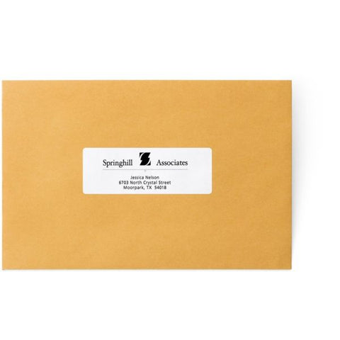 Avery Dot Matrix Printer Mailing Labels, Pin-Fed Printers, 1.44 x 4, White, 5,000/Box