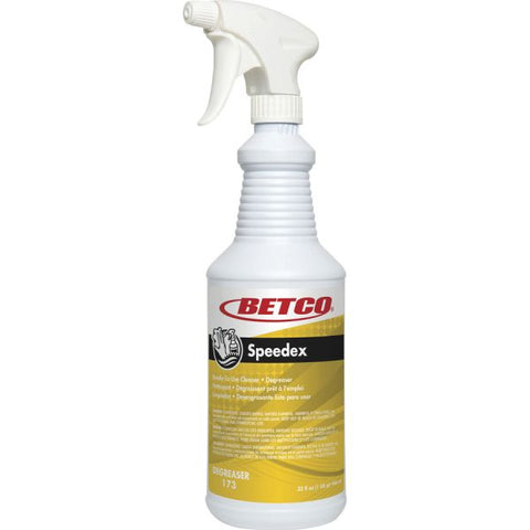 Betco Speedex Heavy Duty Cleaner/Degreaser Ready-To-Use Spray - 32 fl oz (1 quart) - Mint Scent - 1 Each - Green