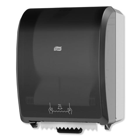 Tork Mechanical Hand Towel Roll Dispenser, H80 System, 12.32 x 9.32 x 15.95, Black