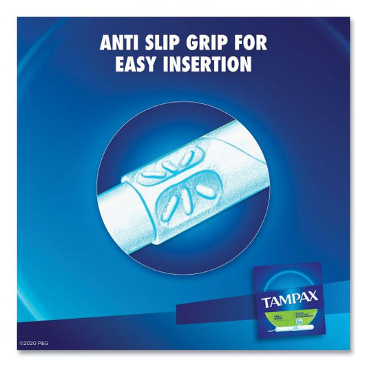 Tampax Cardboard Applicator Tampons, Super, 10/Box