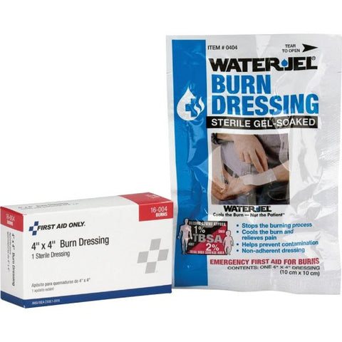 First Aid Only SmartCompliance Refill Burn Dressing, 4 x 4, White