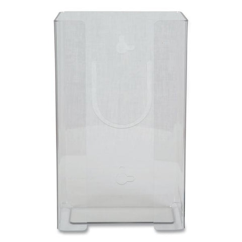 San Jamar Clear Plexiglas Disposable Glove Dispenser, 1-Box, Plexiglas, Clear, 5.5 x 3.75 x 10