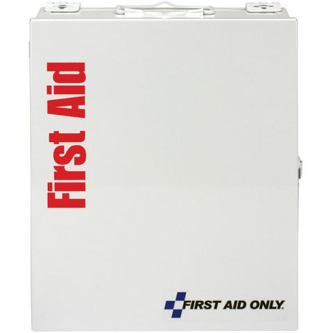 First Aid Only ANSI 2015 SmartCompliance General Business First Aid Station Class A, No Meds, 25 People, 94 Pieces, Metal Case