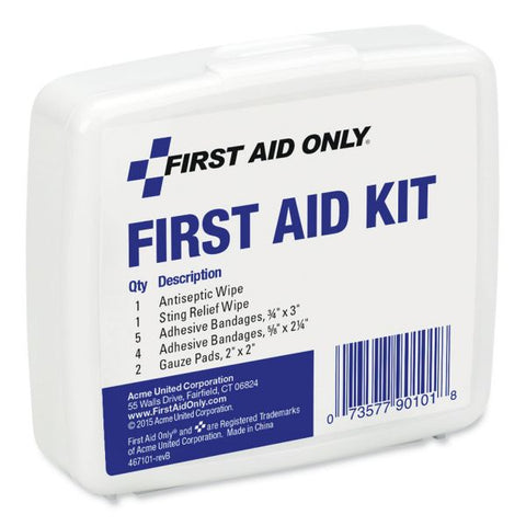 PhysiciansCare by First Aid Only First Aid On the Go Kit, Mini, 13 Pieces, Plastic Case