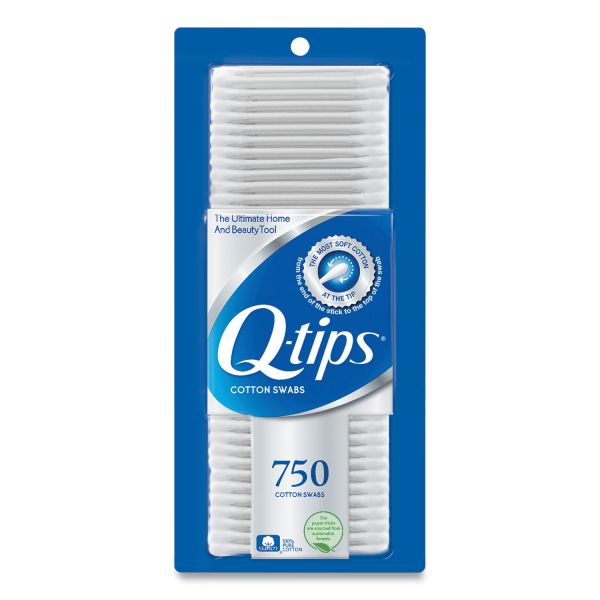 Q-tips Cotton Swabs, 750/Pack