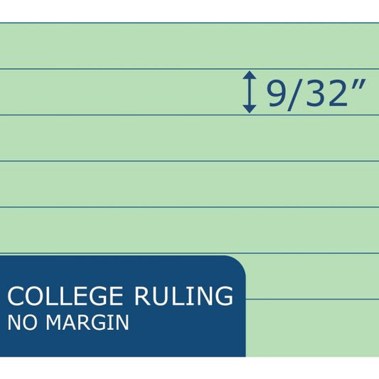 Roaring Spring Lifenotes Notebook, 1 Subject, Medium/College Rule, Assorted Covers, 7 x 5, 80 Sheets, 4/Pack