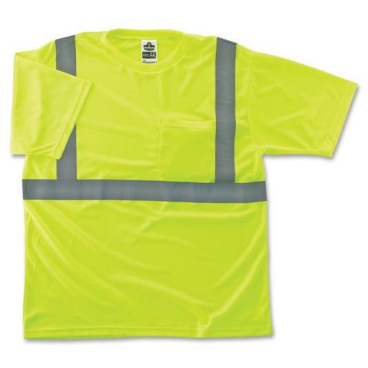 GloWear Class 2 Reflective Lime T-Shirt