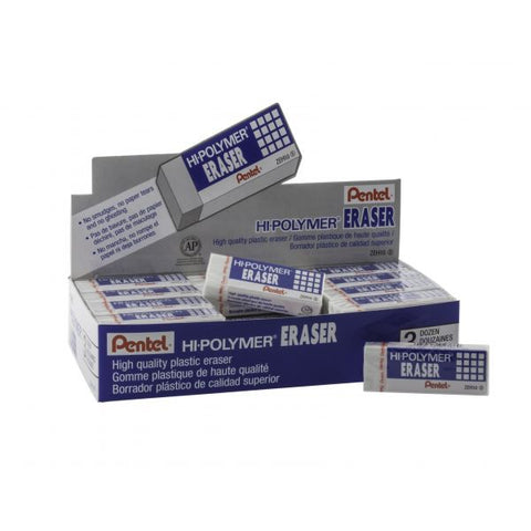 Pentel Hi-Polymer Non-Abrasive Latex-Free Eraser