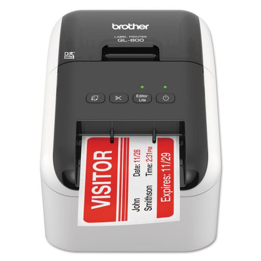 Brother QL-800 High-Speed Professional Label Printer, 93 Labels/min Print Speed, 5 x 8.75 x 6