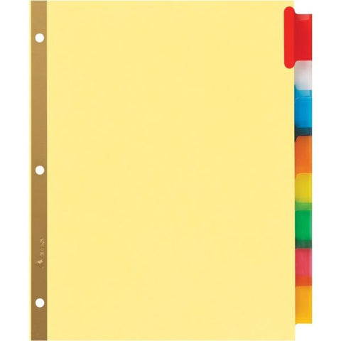 Avery Insertable Big Tab Dividers, 8-Tab, Multi-color Tab, Letter, 1 Set