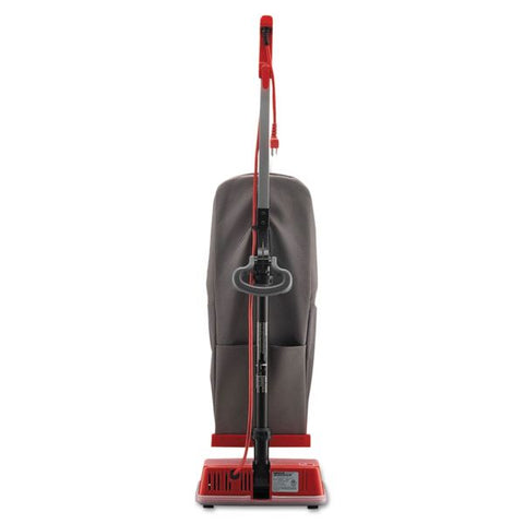 Oreck Commercial U2000R-1 Upright Vacuum, 12" Cleaning Path, Red/Gray