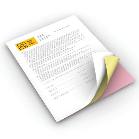 Revolution Carbonless 3-Part Paper, 8.5 x 11, White/Canary/Pink, 5, 000/Carton