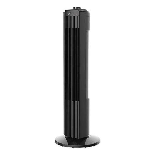 Alera 28" 3-Speed Tower Fan, Plastic, Black