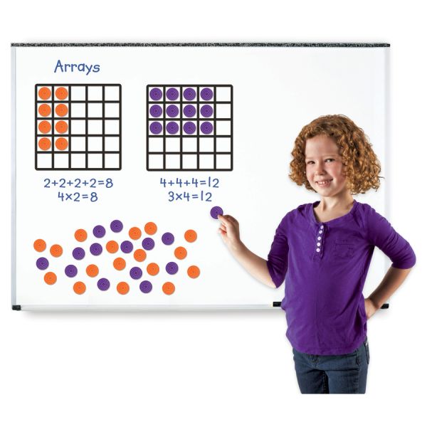 Learning Resources Giant Magnetic Array Set Theme/Subject: Learning - Skill Learning: Multiplication, Addition, Number - 52 Pieces - 7+ - 1 / Set