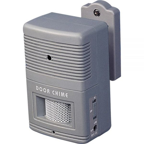 Tatco Visitor Arrival/Departure Chime, Battery Operated, 2.75 x 2 x 4.25, Gray