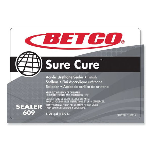 Betco Sure Cure Urethane Fortified Sealer/Finish, 5 gal Bag-in-Box