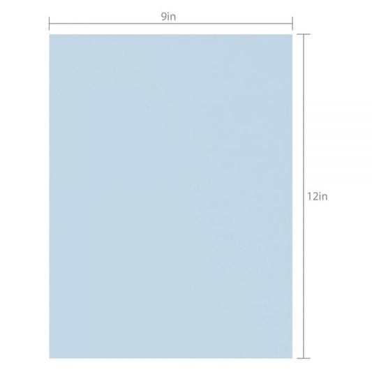 Construction Paper, 9" x 12", 100% Recycled, Light Blue, Pack Of 50 Sheets