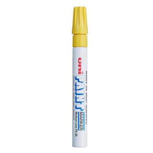 uni uni-Paint PX-20 Oil-Based Paint Marker -Yellow Ink - Dozen