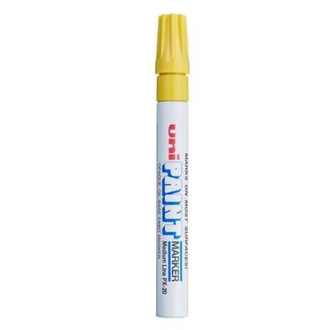 uni uni-Paint PX-20 Oil-Based Paint Marker -Yellow Ink - Dozen