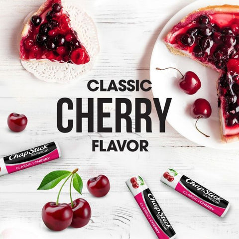 ChapStick Classic Cherry Lip Balm 0.15 oz (4.3 g) - Cherry - Applicable on Lip - Skin - Portable - 1 Each