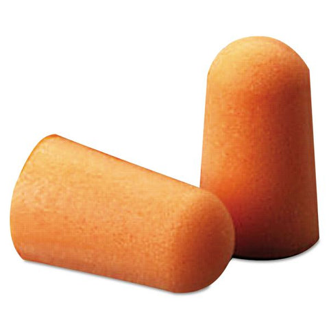 3M Foam Single-Use Earplugs, Cordless, 29NRR, Orange, 200 Pairs