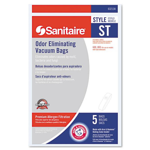 Electrolux Sanitaire Style ST Disposable Vacuum Bags for SC600 & SC800 Series, 5/Pack