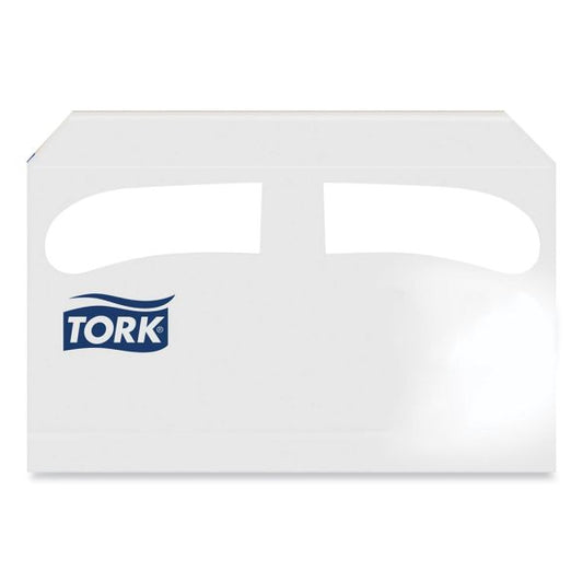 Tork Toilet Seat Cover, Half-Fold, 14.5 x 17, White, 250/Pack, 20 Packs/Carton