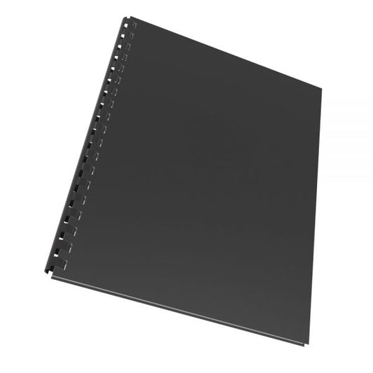 Binding Backs, 8 3/4" x 11 1/4", Black, Pack Of 25