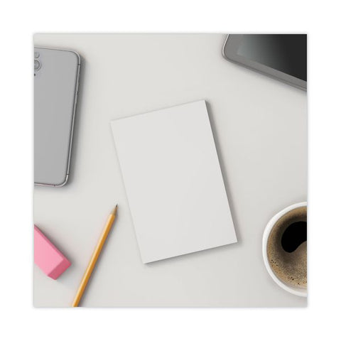 Universal Loose White Memo Sheets, 4 x 6, Unruled, Plain White, 500/Pack