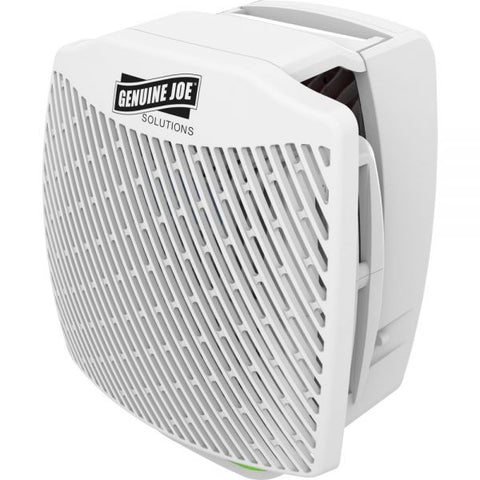 Genuine Joe Air Freshener Dispenser System 30 Day Refill Life - 44883.12 gal Coverage - 1 Each - White