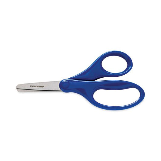 Fiskars Children's Safety Scissors, Assorted Colors, Blunt, 5 in. Length, 1-3/4 in. Cut