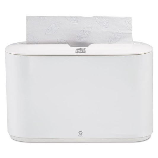 Tork Xpress Countertop Towel Dispenser, 12.68 x 4.56 x 7.92, White Multifold Dispenser - 7.9" Height x 12.7" Width x 4.6" Depth - Plastic - White - Hygienic, Compact - 1 Box