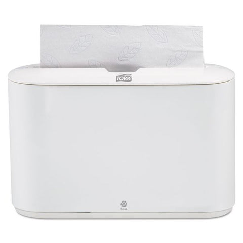 Tork Xpress Countertop Towel Dispenser, 12.68 x 4.56 x 7.92, White Multifold Dispenser - 7.9" Height x 12.7" Width x 4.6" Depth - Plastic - White - Hygienic, Compact - 1 Box