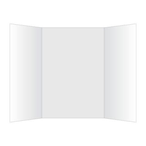 White Tri-Fold Presentation Foam Board White Tri-Fold Presentation Foam Board, 36"x48"