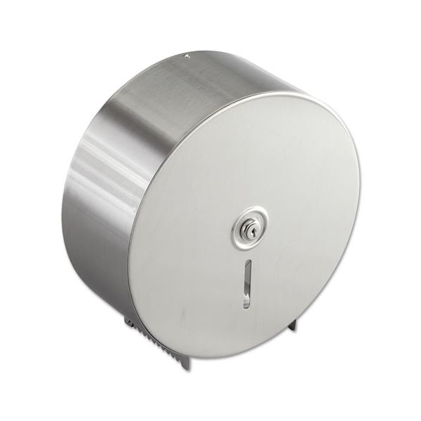 Bobrick Jumbo Toilet Tissue Dispenser, 10.66 x 4.5 x 10.63, Silver