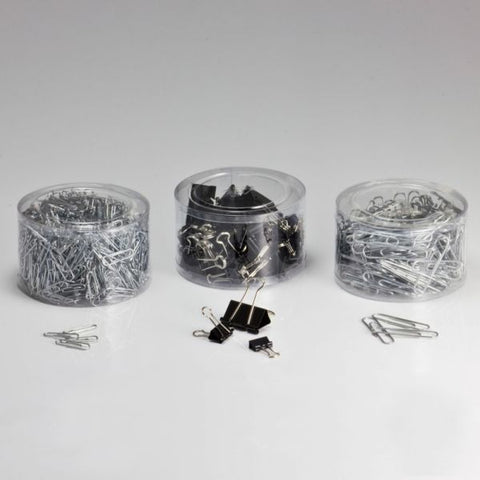 Officemate Clip Value Pack Clip value pack with and assortment of binder clips and paper clips.