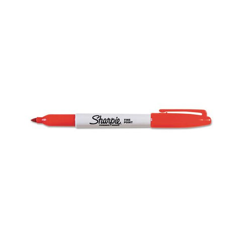 Sharpie Fine Tip Permanent Marker Value Pack, Fine Bullet Tip, Red, 36/Pack