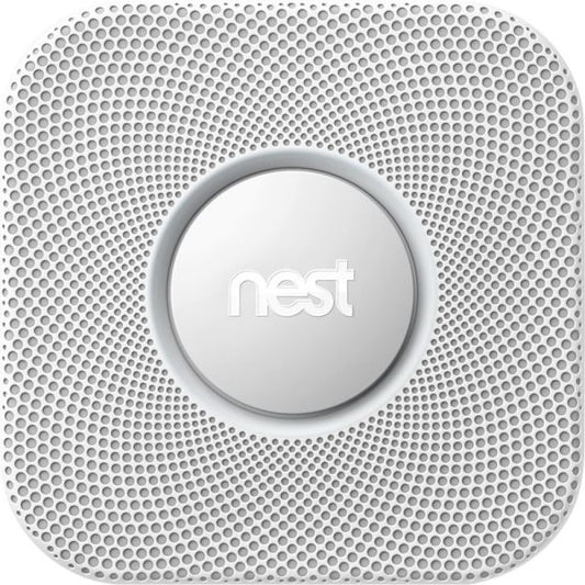 Google Nest Protect Smoke And CO Detector, Wired, 2nd Generation, White